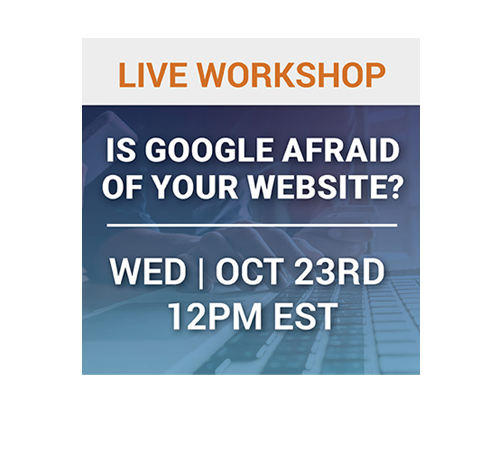 is google afraid of your website?