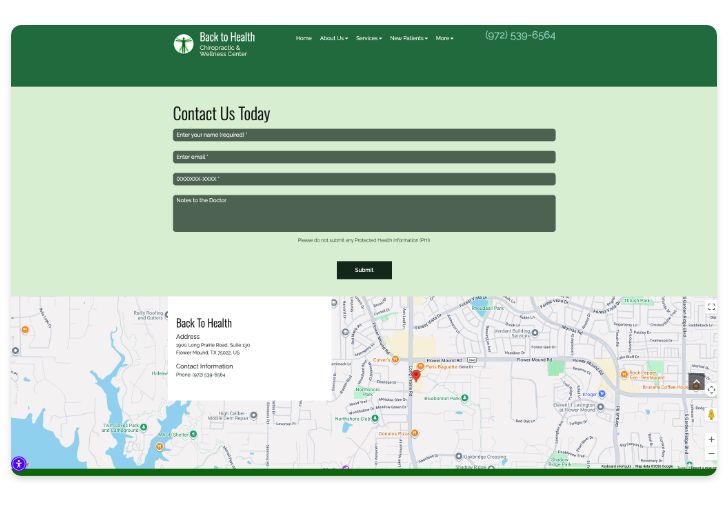 Feature of Note: Contact Form
