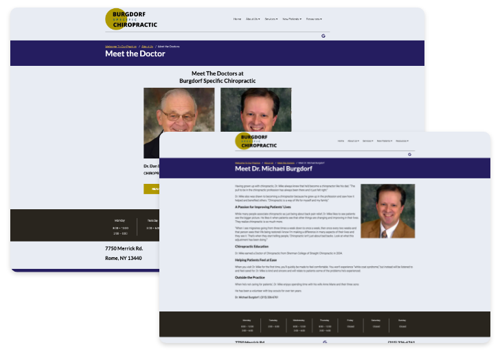 Feature of Note: Provider Pages