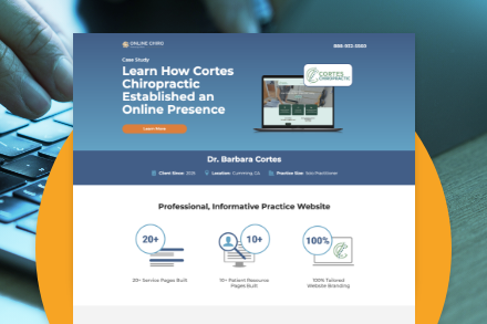 Case study of Online Chiro customer